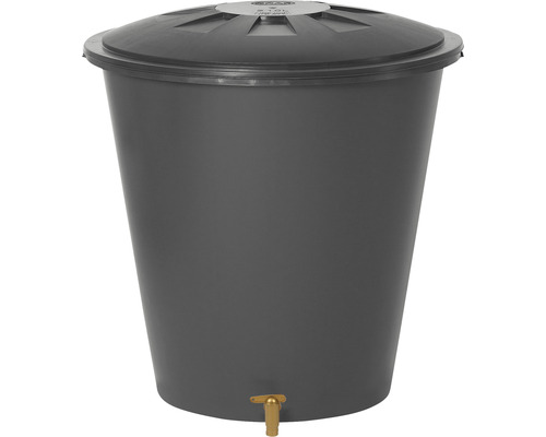 Plastový sud na dažďovú vodu s vekom a vypúšťacím kohútikom