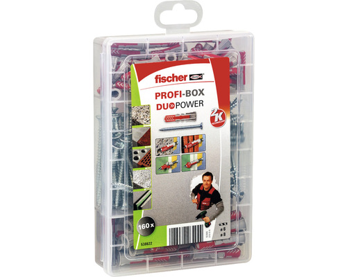 Fischer Profi-Box Duo Power s hmoždinkami a skrutkami