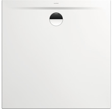 Štvorcová sprchová vanička z oceľového smaltu s odtokom