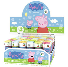 Zobrazovací stojan Peppa Pig s bublifukmi