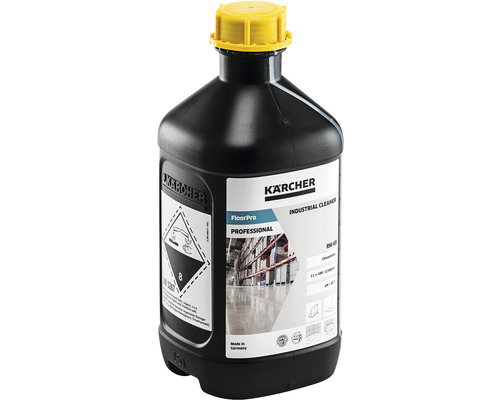 Základný podlahový čistič Kärcher Professional RM 69, 2,5 l, 6.296-058.0 Čistiaci prostriedok Kärcher FloorPro RM 69 v jednolitrovej fľaši