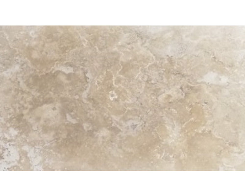 Dlažba imitácia mramoru Travertine classic medium 40,6 x 61 cm Detail prírodného kameňa travertín