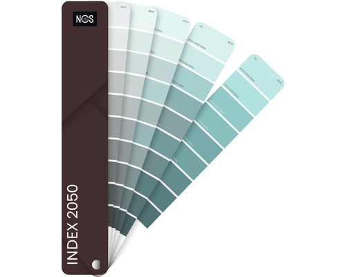 Vejár farieb s rôznymi odtieňmi