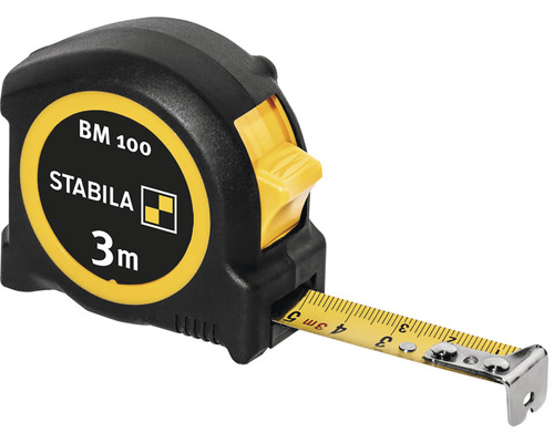 Zvinovací meter Stabila BM 100 s dĺžkou 3 metre