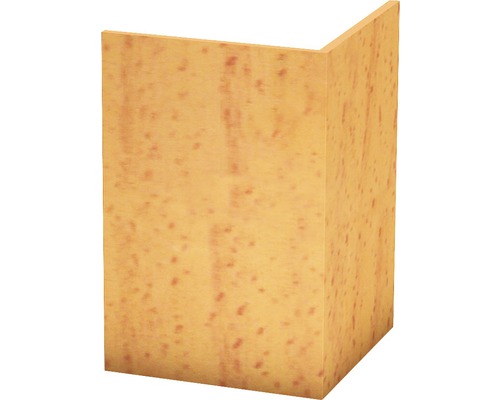 Rohový profil z tvrdeného PVC buk bez dierovania 30x30mm/2,5 m Rohový panel s dreveným vzhľadom