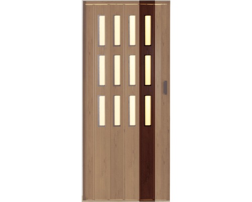 Prídavná lamela pre zhrňovacie dvere Luciana Design Line presklené 15 x 200 cm čerešňa
