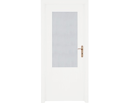 Interiérové dvere 2/3 presklené, 80 P, biele