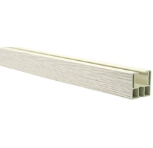 Plastový profil okenného parapetu s dreveným dekorom