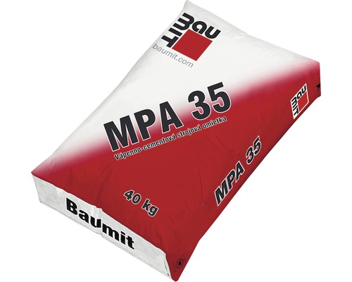 Vápenno-cementová strojová omietka Baumit MPA 35, 40 kg