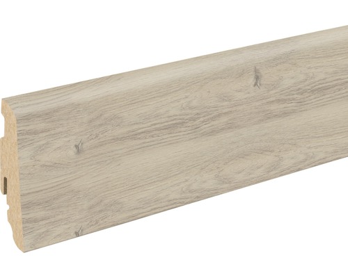 Soklová lišta Skandor dub Calais FU60L 19x58x2400 mm Podlahová lišta s dekorom dreva
