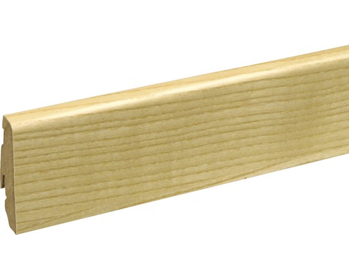 Soklová lišta Skandor jaseň lakovaný SU060L 19x58x2400 mm Drevená podlahová lišta