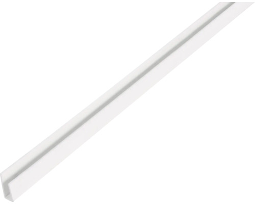 Ukončovací profil PVC biely 14x6x10 mm, 1 m
