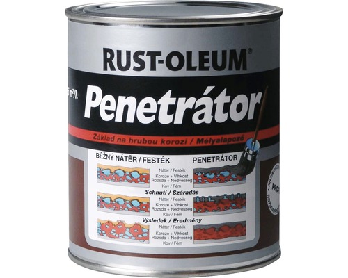 Antikorózny základ Motip Dupli Penetrátor červenohnedý 0,75 l Rust-Oleum Penetrator základný náter proti korózii v plechovke