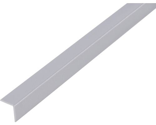 L profil PVC alu sivý 10x10x1 mm, 1 m