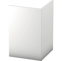 Rohový profil, 30x30mm; 2,5m, biely; tvrdené PVC-thumb-0