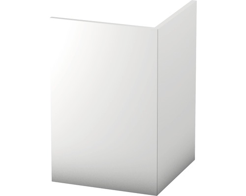 Rohový profil, 30x30mm; 2,5m, biely; tvrdené PVC-0