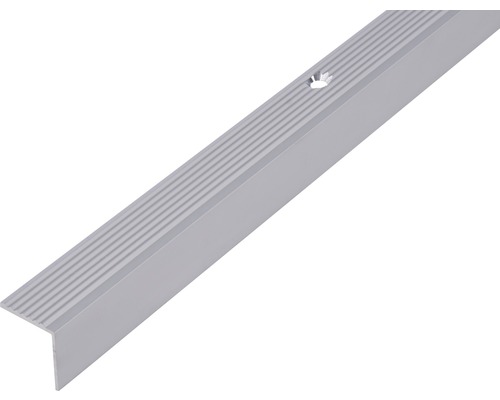 Profil schodový alu strieborný elox 19x19x2 mm 1 m