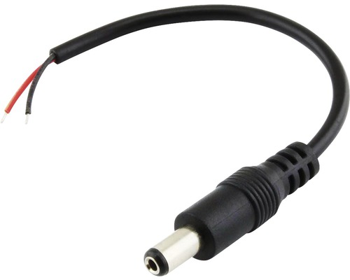 Napájací kábel FK technics 4730718-01 s konektorom 24V max. 5A 5,5 x 2,1mm 15cm čierny