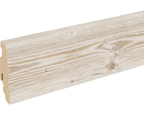 Soklová lišta Skandor Malmoe Pine FU60L 19x58x2400 mm Drevená podlahová lišta