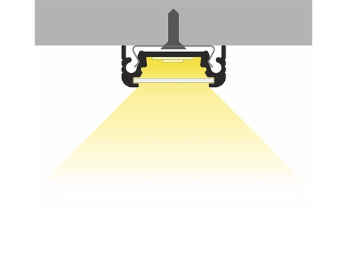 LED vstavaný profil so svetelným zdrojom