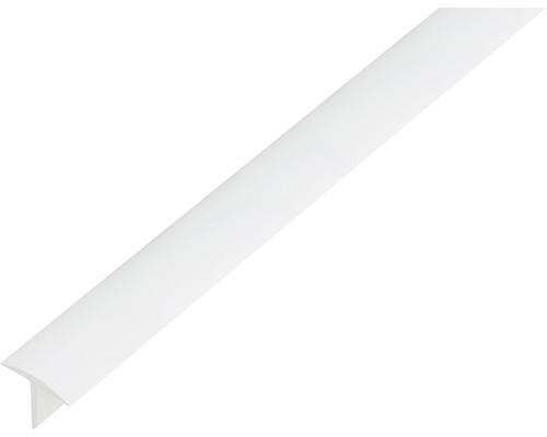 T profil PVC biely 25x18x2 mm 1 m