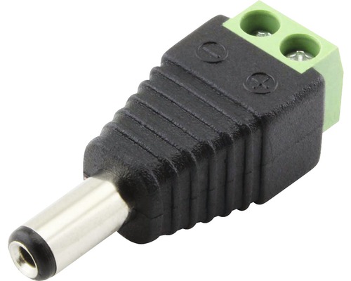 DC konektor so skrutkovými svorkami pre elektrické pripojenie