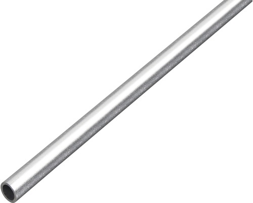 Rúrka okrúhla alu pieskovaná strieborná Ø10x1 mm 1 m Kovová rúrka