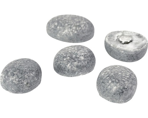 Dekoratívne magnety vo vzhľade kameňa, päť kusov