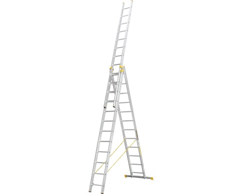 Hliníkový rebrík ALVE Forte 3x12 priečok typ 8612