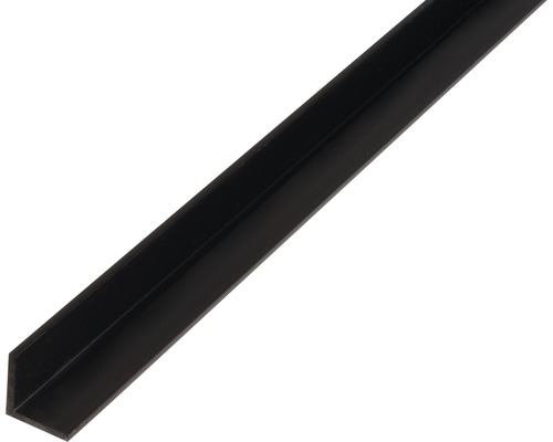 L profil PVC čierny 30x30x2 mm 2,6 m