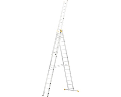 Hliníkový rebrík ALVE Forte 3x15 priečok typ 8615