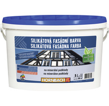 Silikátová Farba na stenu Hornbach biela 5 l
