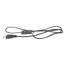 Napájací kábel Emos Flex 2x0,75 s vypínačom 3m čierny-thumb-0