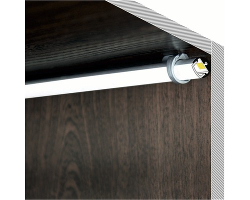 LED podlinkové svietidlo namontované v skrini