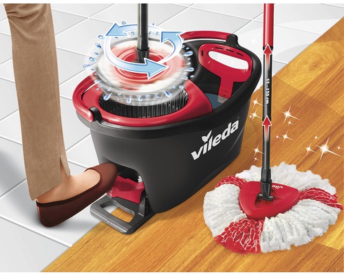 Vileda mop s vedrom a nožným pedálom na žmýkanie