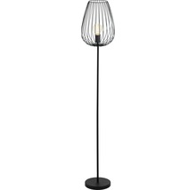 Stojacia lampa s kovovým drôteným tienidlom
