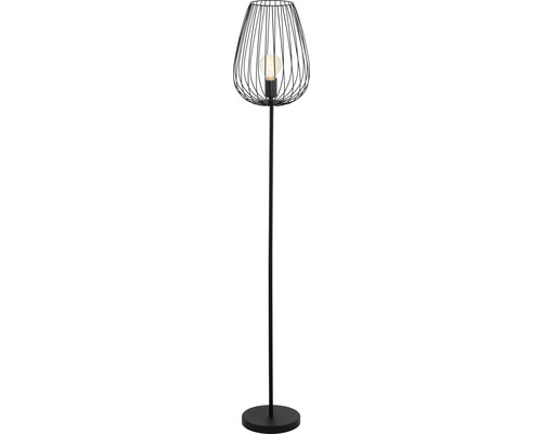 Stojacia lampa s kovovým drôteným tienidlom