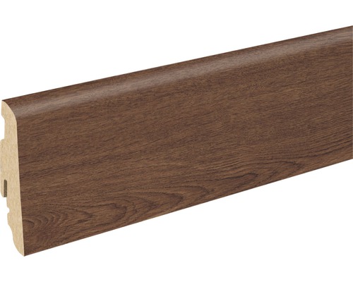 Soklová lišta Skandor dub FOEI103 FU60L 19x58x2400 mm Drevená podlahová lišta s drevenou štruktúrou