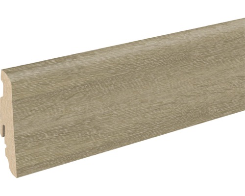 Soklová lišta Skandor multilamela svetlá FU60L 19x58x2400 mm Podlahová lišta s drevenou štruktúrou