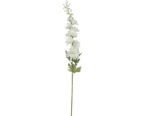 Umelá kvetina delphinium 78 cm biela