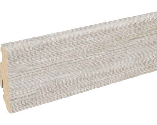 Soklová lišta Skandor Sonnberg smrek FU60L 19x58x2400 mm Podlahová lišta s drevenou štruktúrou