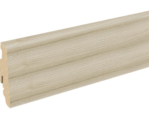 Soklová lišta Skandor Ashton Ruster FU60L 19x58x2400 mm Podlahová lišta s drevenou štruktúrou