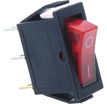 Vypínač vstavaný kolískový červený 15A-thumb-0