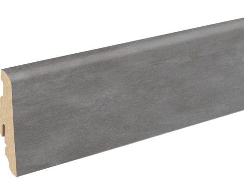 Soklová lišta Skandor Pierre antracit FU60L 19x58x2400 mm Podlahová lišta z dreveného materiálu