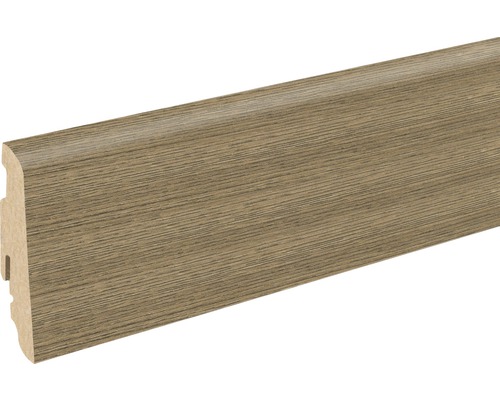 Soklová lišta Skandor Jacksonville dub FU60L 19x58x2400 mm Drevená podlahová lišta s kresbou dreva