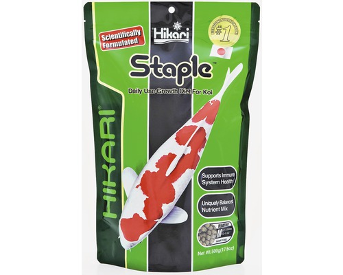 Krmivo pre jazierkové ryby Hikari Staple Medium 500 g Hikari Staple krmivo pre koi na každodenný rast, 500 gramov