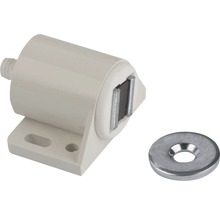 Nábytkový magnet biely 4 kg nastaviteľný 2 ks
