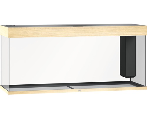 Akvárium s dreveným rámom a integrovaným filtrom