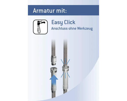Easy Click pripojenie armatúry bez náradia