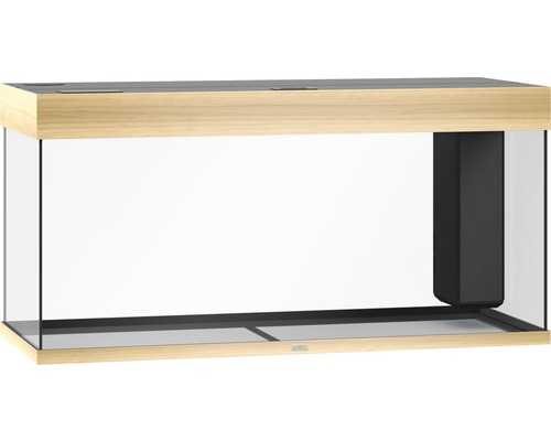 Prázdne akvárium s dreveným rámom